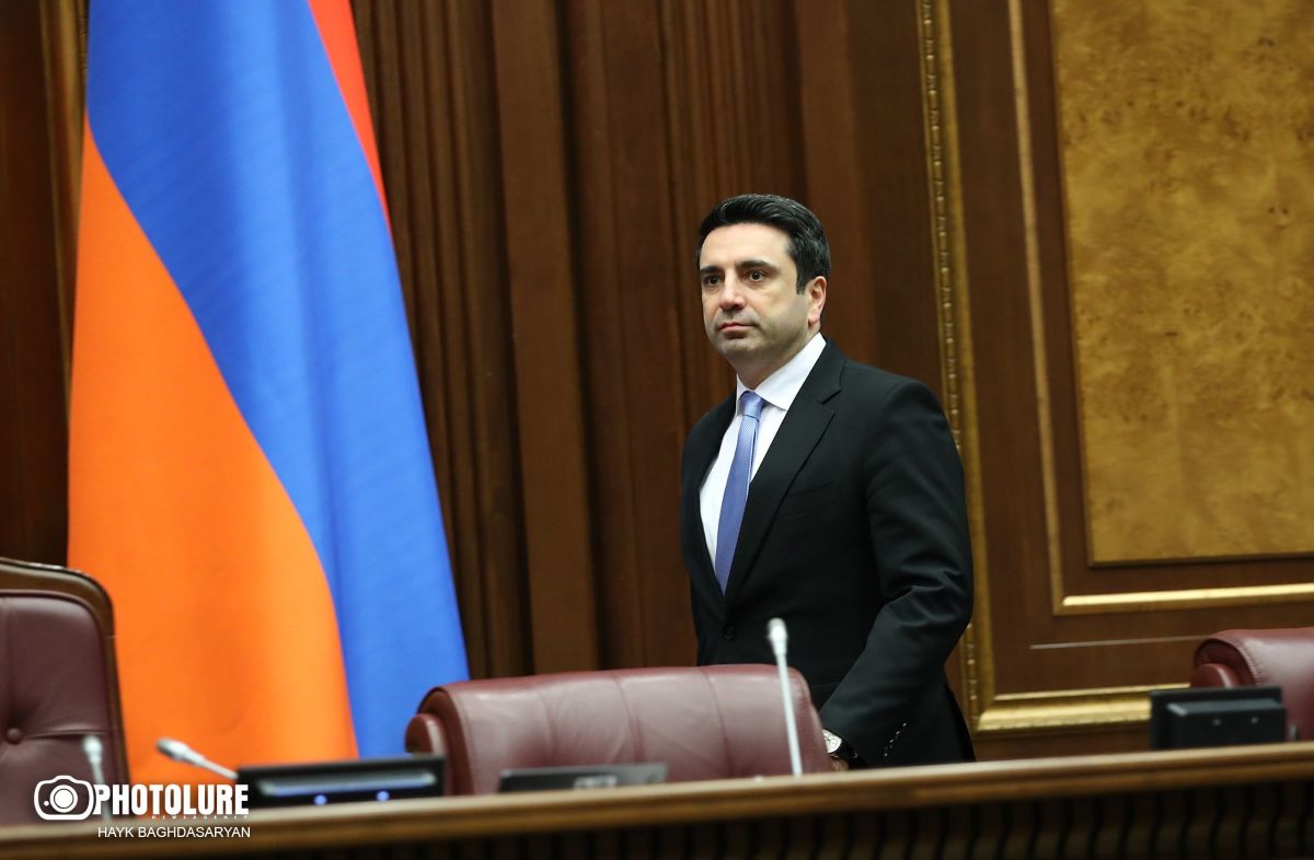 Armenian parliament speaker on Iran and other issues