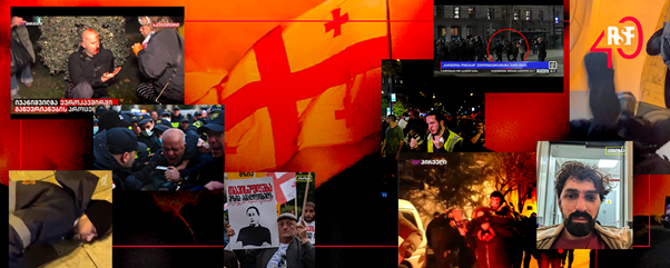 Report on pressure against media in Georgia