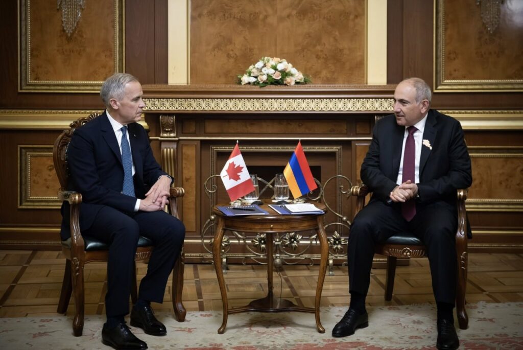 The Pashinyan–Carney meeting.