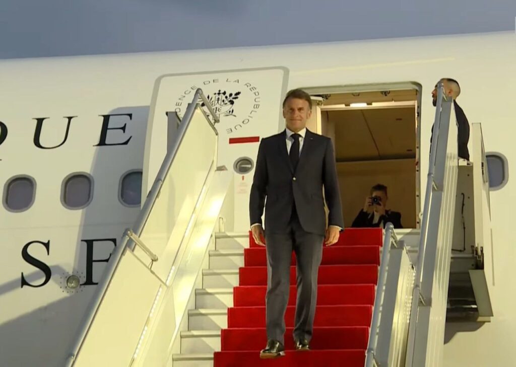This is Macron’s first state visit to Armenia.