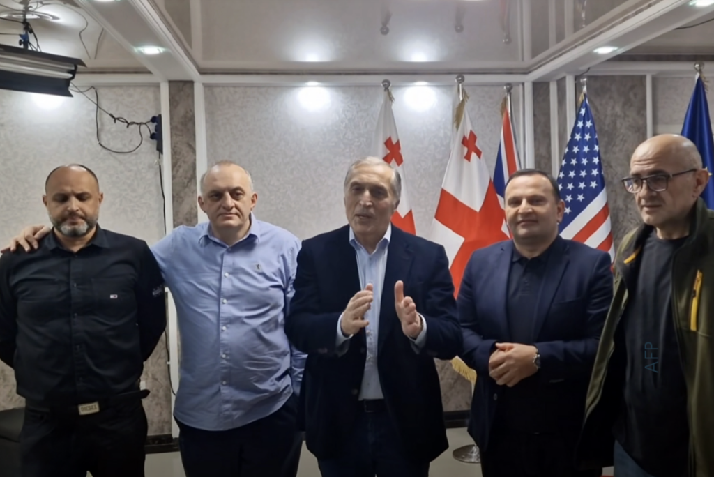 Irakli Nadiradze, Murtaz Zodelava, Paata Burchuladze, Paata Manjgaladze, Lasha Beridze
Georgia convicts presidential palace attackers