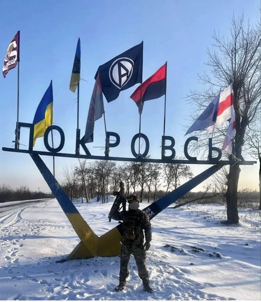 Hetman near Pokrovsk. Photo from Hetman's personal archive. Belarusians serving in Ukraine's Armed Force