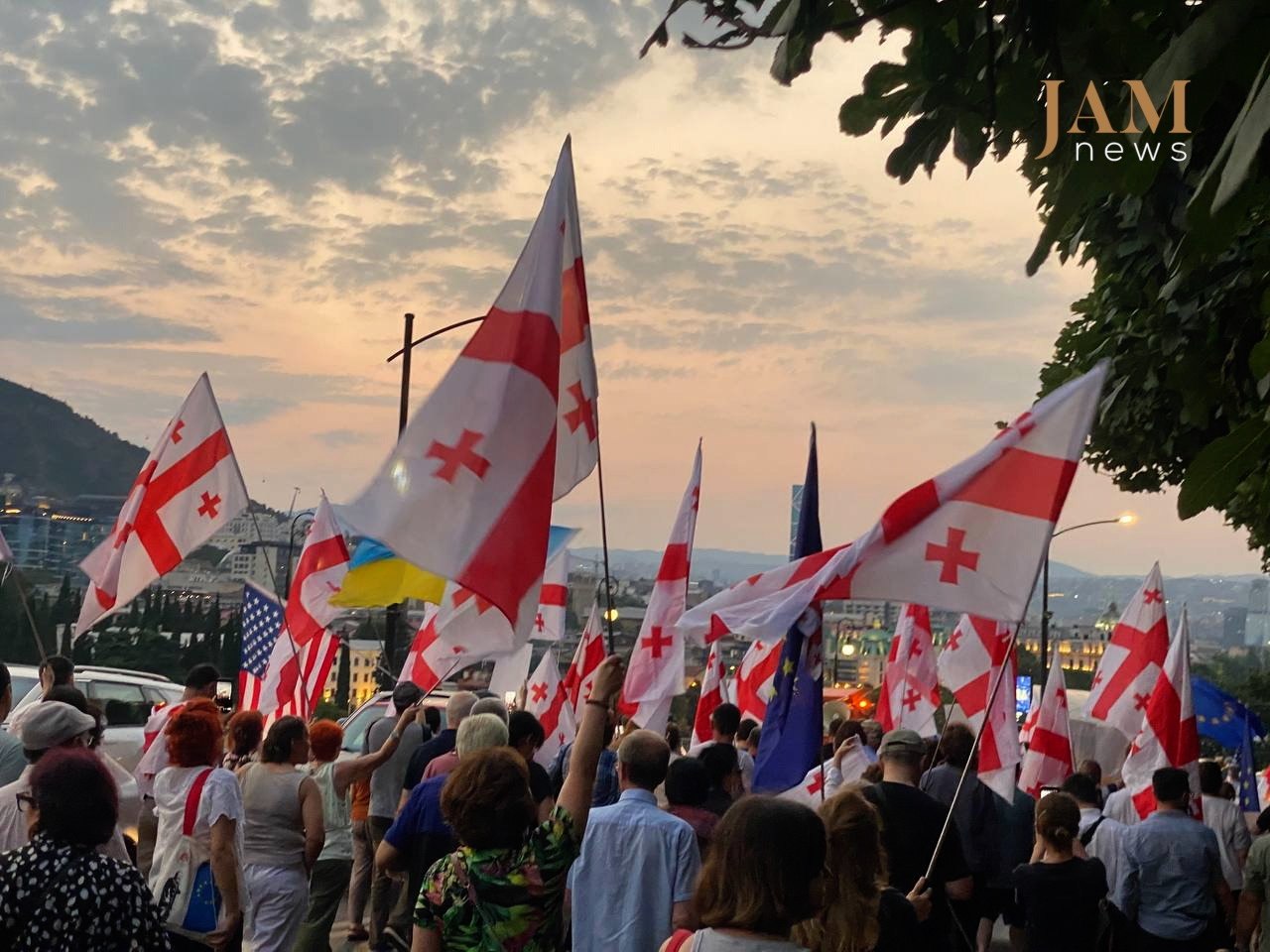 Per una Georgia sicura e forte: marcia di sabato a Tbilisi | Vlog delle proteste in Georgia