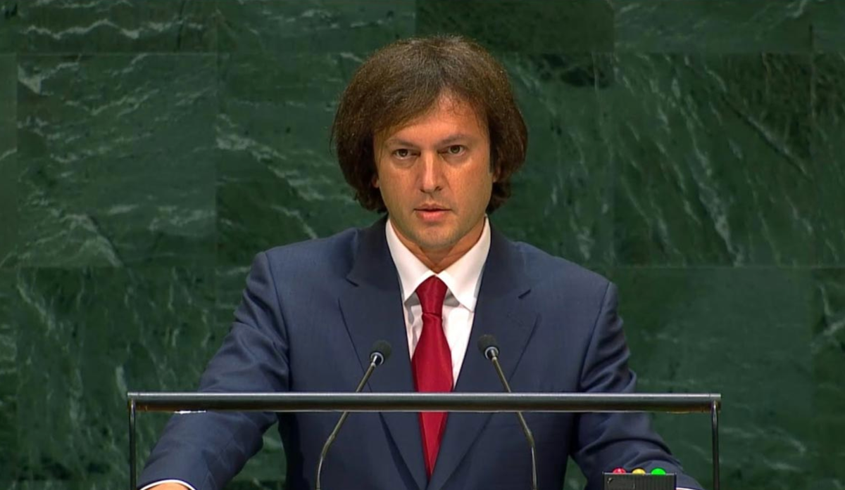 Sovranità, occupazione, pace e ambizioni economiche: il premier georgiano si rivolge all’ONU