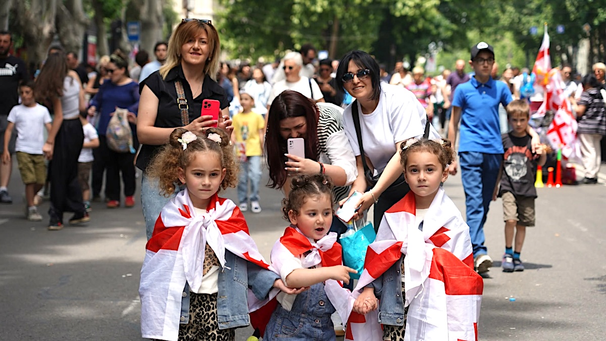 Protest against new Georgian history textbooks